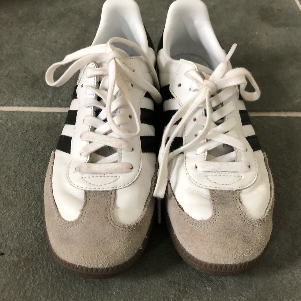 Adidas White Samba Classic Size 8.5